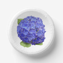 Blue Hydrangeas Botanische Art Paper Teller