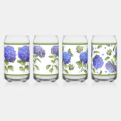 Blue Hydrangeas Botanische Kunst kann Set glass Dosenglas (Rechts)
