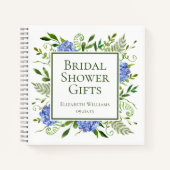 Blue Hydrangeas Brautparty Geschenke Notizblock (Vorderseite)