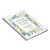 Blue Hydrangeas Brautparty Geschenke Notizblock (Rechte Seite)