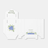 Blue Hydrangeas Brautparty Vielen Dank Geschenkschachtel (Ungefaltet)