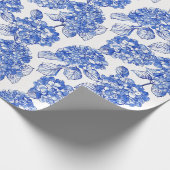 Blue Hydrangeas Collection Geschenk Wrap Geschenkpapier (Ecke)