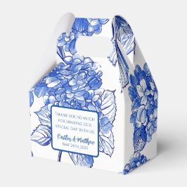 Blue Hydrangeas Collection Personalisierte Gevor B Geschenkschachtel