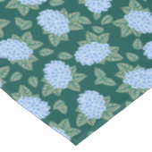 Blue Hydrangeas Custom Table Tuch Tischdecke (Schrägansicht)
