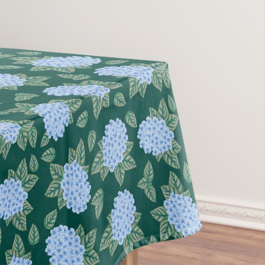 Blue Hydrangeas Custom Table Tuch Tischdecke (Beispiel)