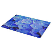 Blue Hydrangeas Cutting Board Schneidebrett (Ecke)