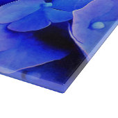 Blue Hydrangeas Cutting Board Schneidebrett (Ecke)