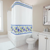 Blue Hydrangeas Duschvorhang (Beispiel)