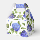 Blue Hydrangeas Geschenkschachtel (Rückseite)