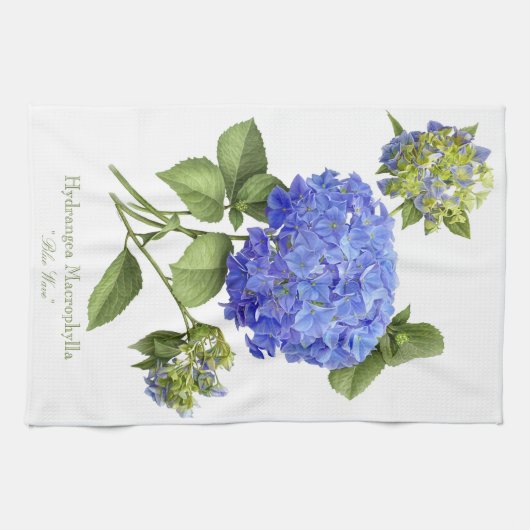 Blue Hydrangeas Handtuch (Horizontal)