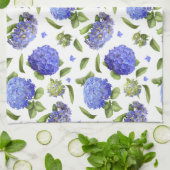 Blue Hydrangeas Handtuch (Gefaltet)