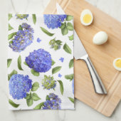 Blue Hydrangeas Handtuch (Viertel Falte)