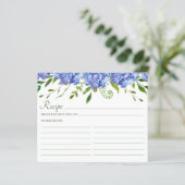 Blue Hydrangeas Hochzeitsrezepte (Stehend Vorderseite)