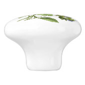 Blue Hydrangeas Keramikknauf (Seitenansicht)