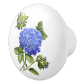 Blue Hydrangeas Keramikknauf (Rechts)