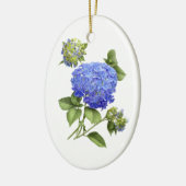 Blue Hydrangeas Keramikornament (Links)
