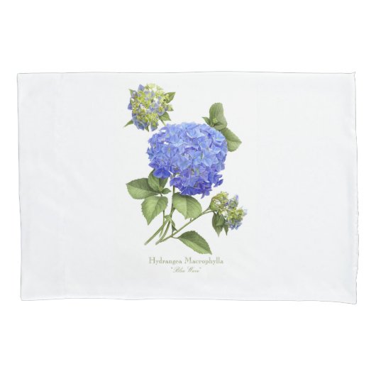 Blue Hydrangeas Kissenbezug (Vorderseite)