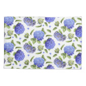 Blue Hydrangeas Kissenbezug (Rückseite)