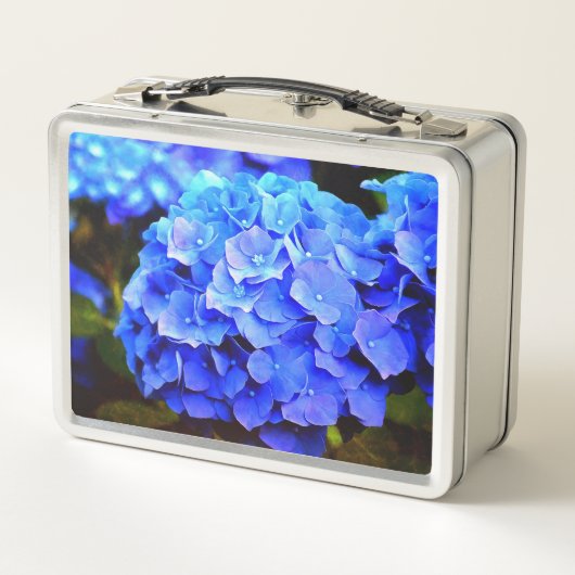 Blue Hydrangeas Lunchbox (Rückseite)
