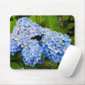 Blue Hydrangeas Mousepad (Mit Mouse)