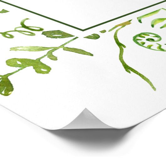 Blue Hydrangeas Oh Snap Poster (Ecke)