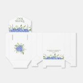 Blue Hydrangeas Paare Dusche Danke Geschenkschachtel (Ungefaltet)