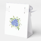Blue Hydrangeas Paare Dusche Danke Geschenkschachtel (Rückseite)