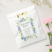 Blue Hydrangeas Paare Dusche Danke Geschenktütchen (Versiegelt)