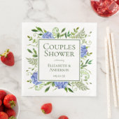 Blue Hydrangeas Paare Dusche Serviette (Beispiel)