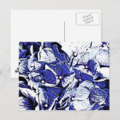 Blue Hydrangeas Postkarte (Vorne/Hinten)