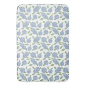 Blue Hydrangeas Preppy Coastal New England Badematte (Vorderseite Vertikal)