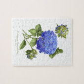 Blue Hydrangeas Puzzle (Horizontal)