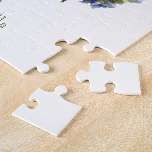 Blue Hydrangeas Puzzle (Seite)