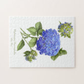 Blue Hydrangeas Puzzle (Horizontal)