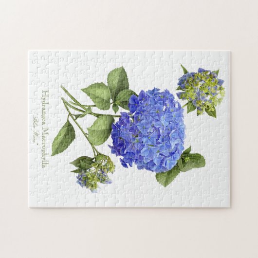 Blue Hydrangeas Puzzle (Horizontal)