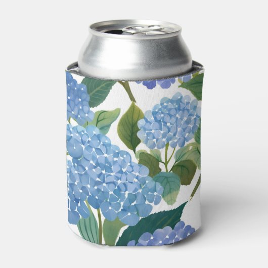 Blue Hydrangeas | Schöner Blumengarten Dosenkühler (Kanne Vorderseite)