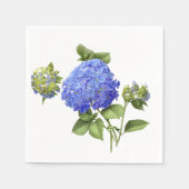 Blue Hydrangeas Serviette (Vorderseite)