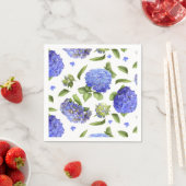Blue Hydrangeas Serviette (Beispiel)