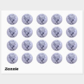 Blue Hydrangeas Stickers (Blatt)