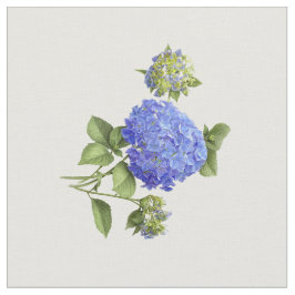 Blue Hydrangeas Stoff