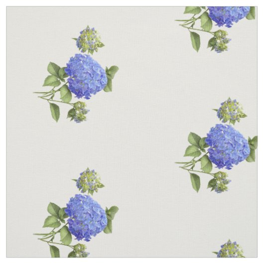 Blue Hydrangeas Stoff (Muster)