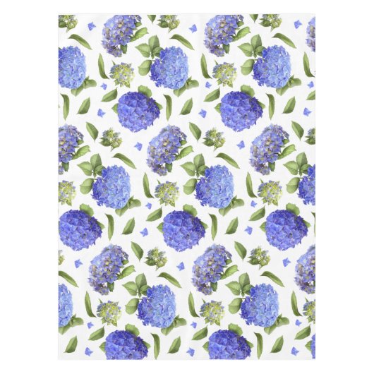 Blue Hydrangeas Tischdecke (Vorderseite)