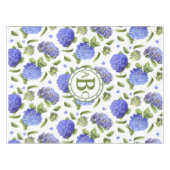 Blue Hydrangeas Tischdecke (Vorderseite (Horizontal))