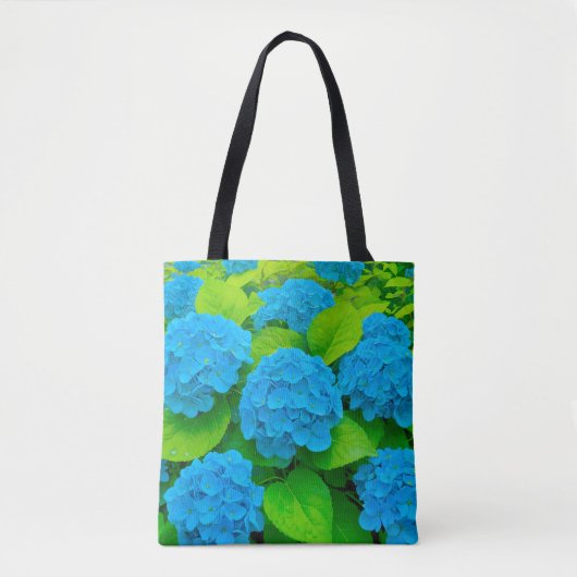 Blue Hydrangeas Tote Bag Tasche (Vorderseite)