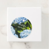 Blue Hydrangeas Vielen Dank Geschenkanhänger (Beispiel)
