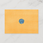 Blue Hydrangeas Wedding Welcome Gift Bag Basket Platzkarte (Rückseite)