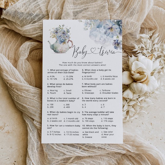 Blue Hydrangeas Wildblumen Baby-Trias (Von Creator hochgeladen)