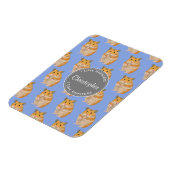 Blue I Liebe Hamsters Hamster Pattern Magnet (Linke Seite)