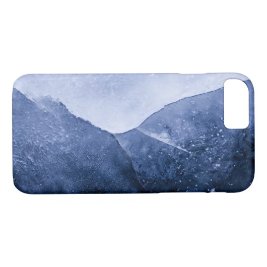 Blue Ice Abstrakt Art Foto Case-Mate iPhone Hülle (Rückseite (Horizontal))