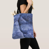 Blue Ice Abstrakt Art Foto Tasche (Von Nahem)
